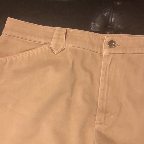 Lauren Jeans-Ralph Lauren,12,tan color,fabric feels fabulous! Pockets front  Bk. - Picture 2 of 12